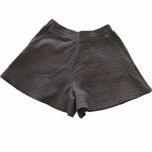 UNIQLO houndstooth high rise kids shorts M